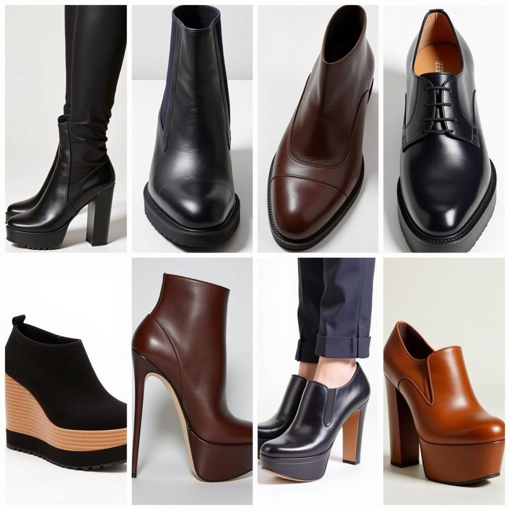 Different Styles of High Heel Mens Shoes