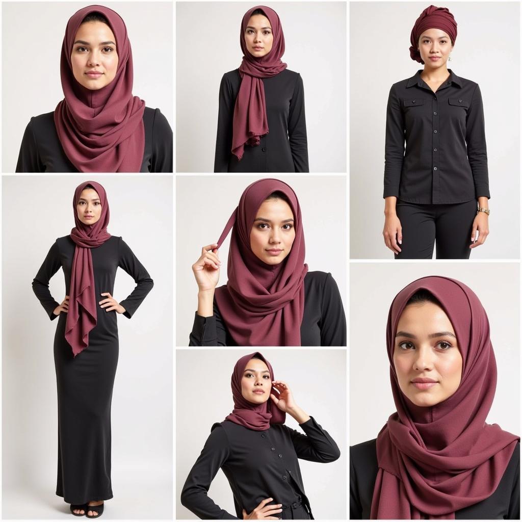 Popular hijab styles