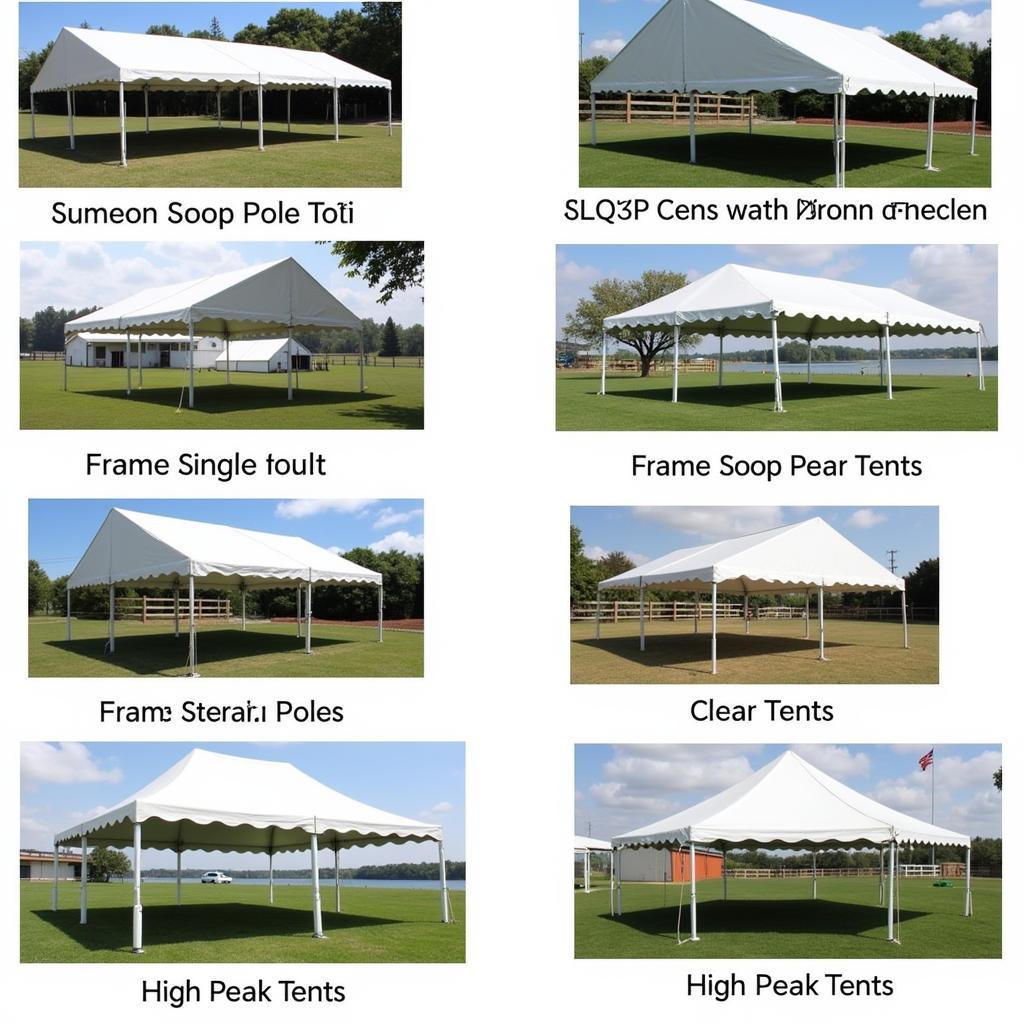 Different Types of Funeral Tents