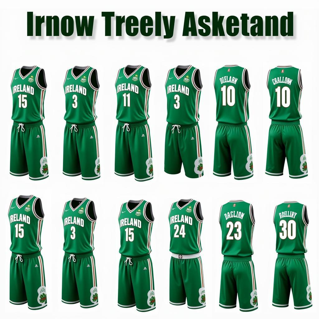 Different Styles of Ireland Basketball Jerseys