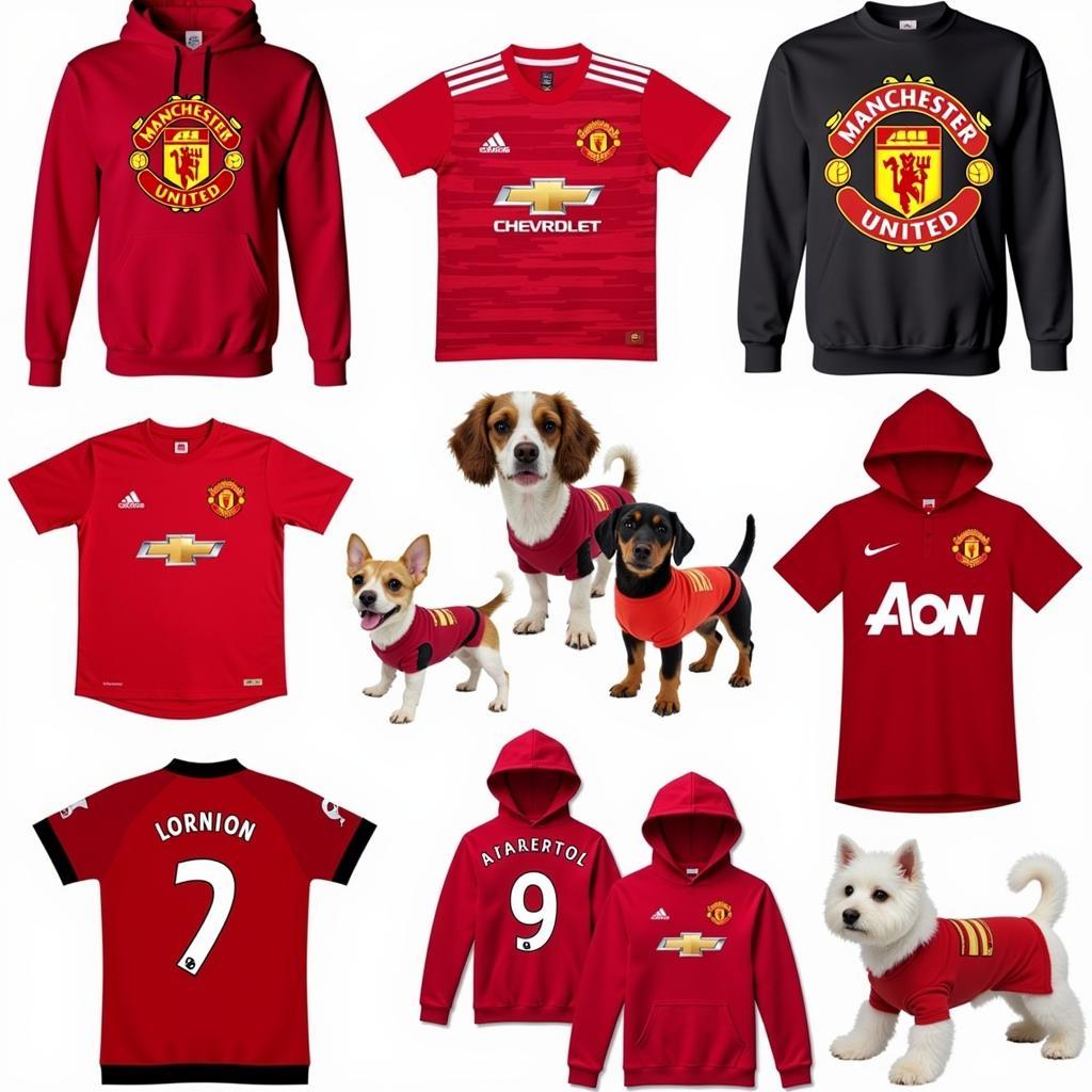 Different Styles of Manchester United Dog Shirts