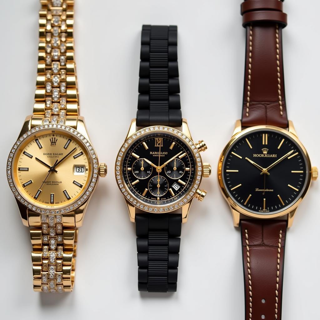 Types of Hip Hop Watches