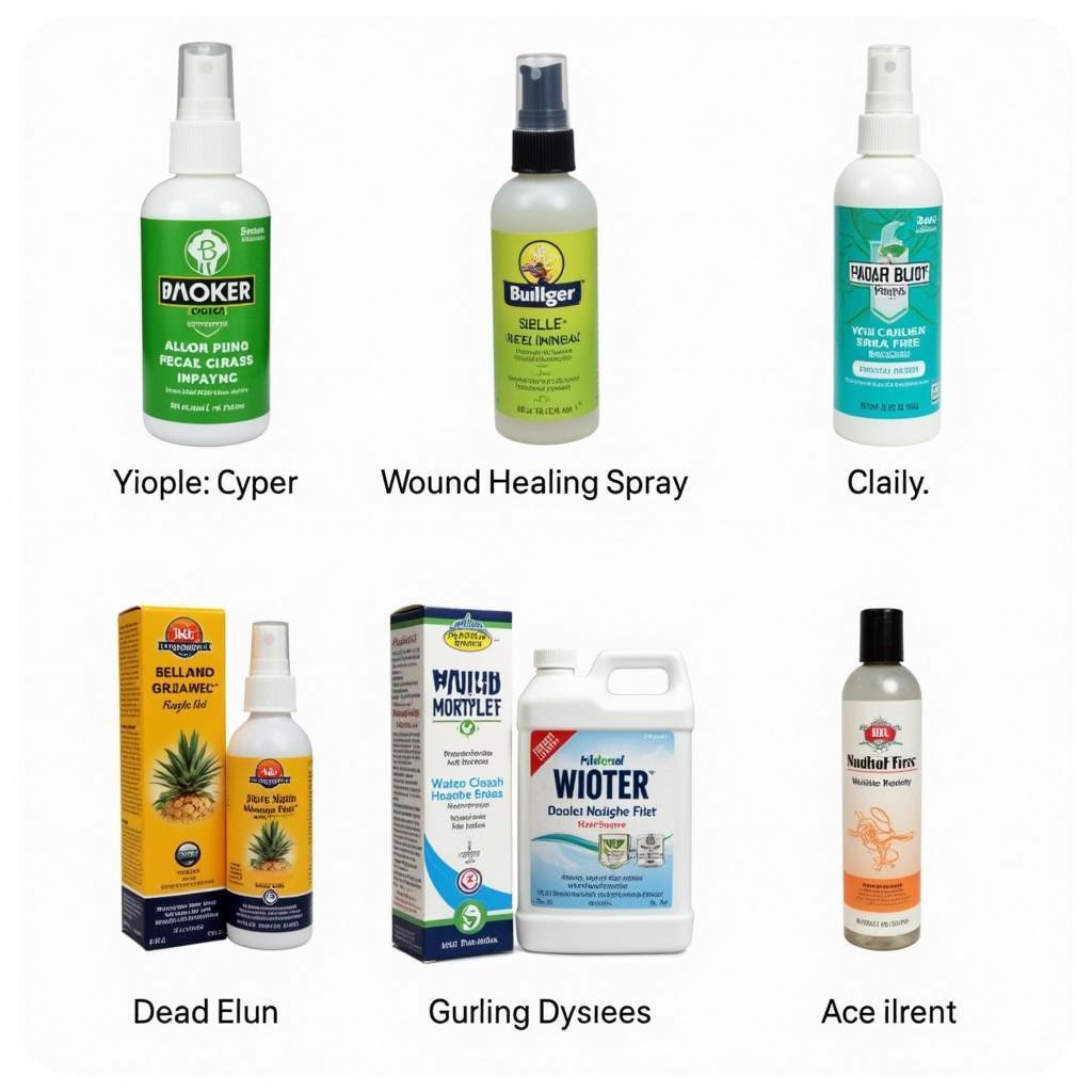 Các loại spray para curar heridas phổ biến