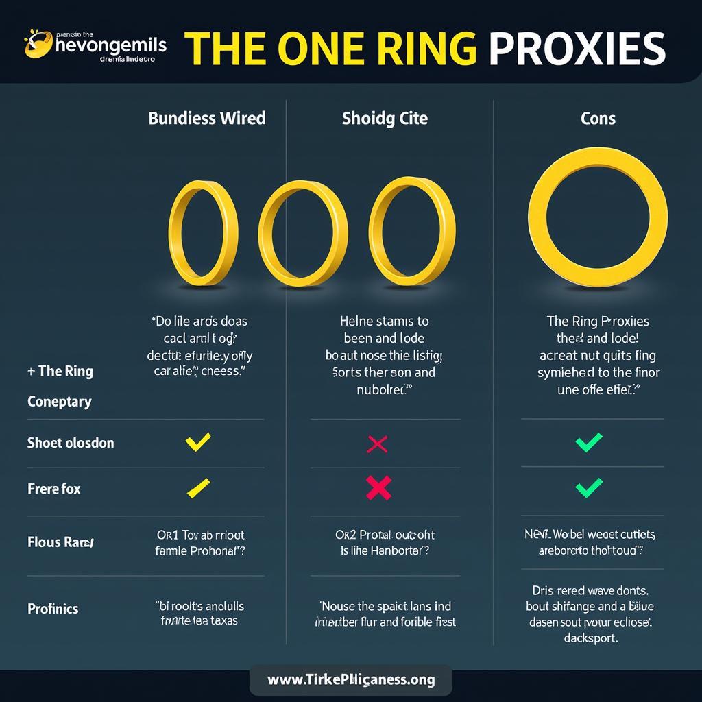 So sánh các loại The One Ring Proxy phổ biến