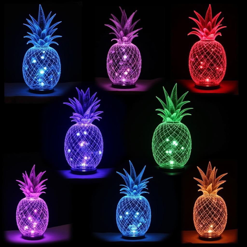 Các mẫu led pineapple độc đáo và ấn tượng