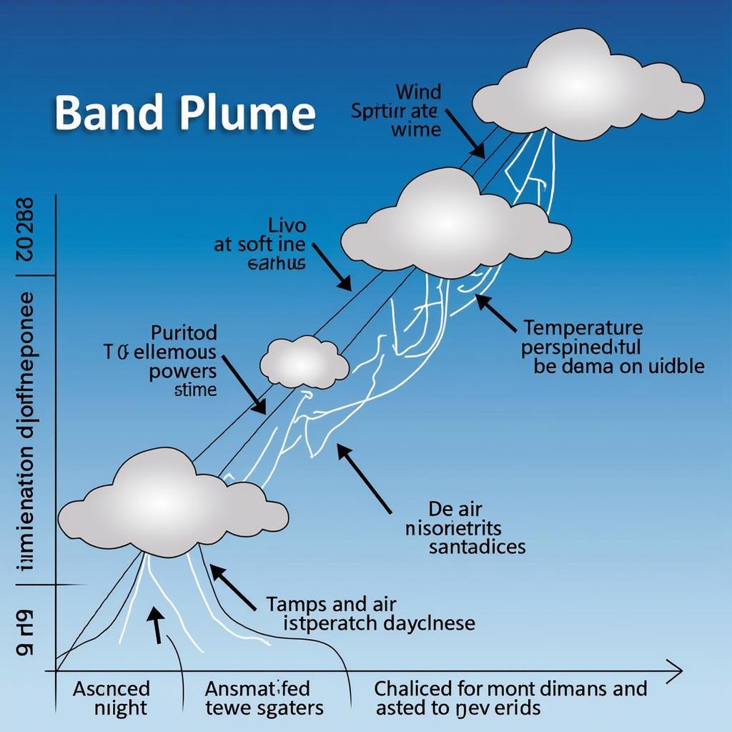 Sơ đồ minh họa các yếu tố ảnh hưởng đến sự hình thành Band Plume