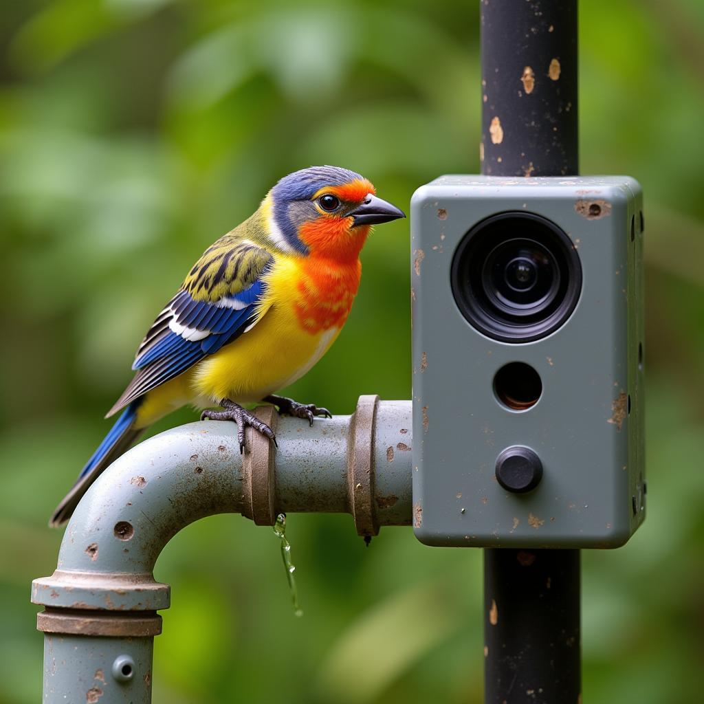 Bird Spy Camera Ống Nước