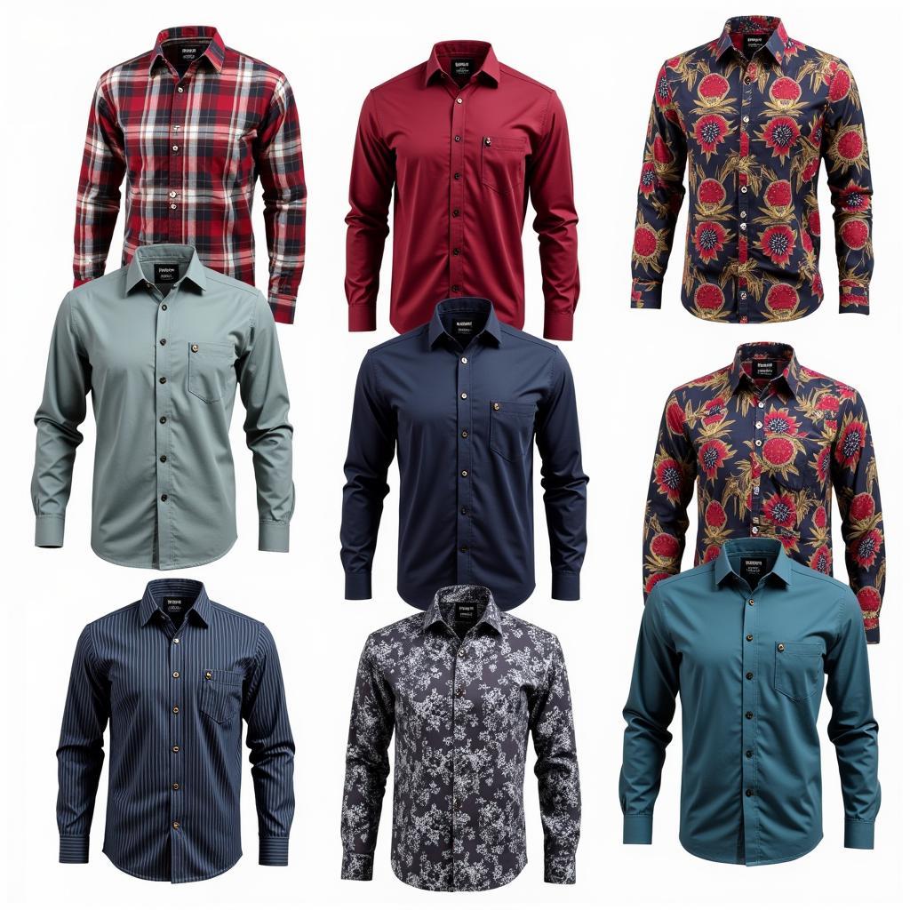 Các mẫu cattle shirt đa dạng