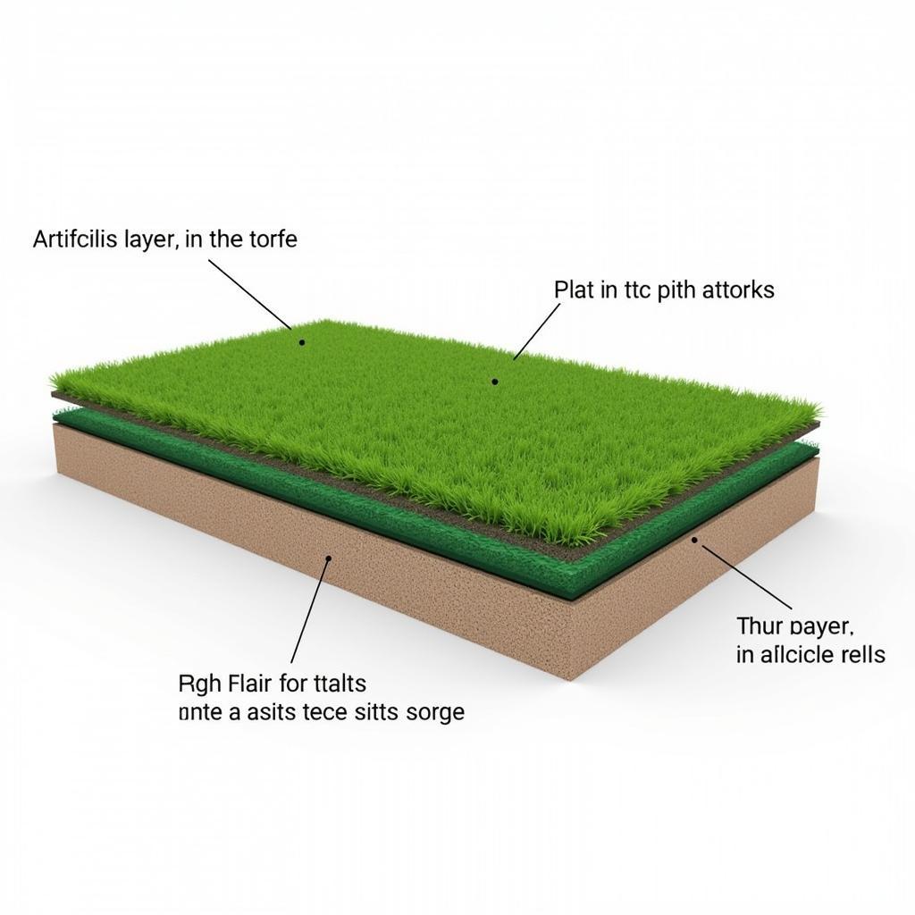 Cấu tạo miếng lót sân cỏ nhân tạo ACL