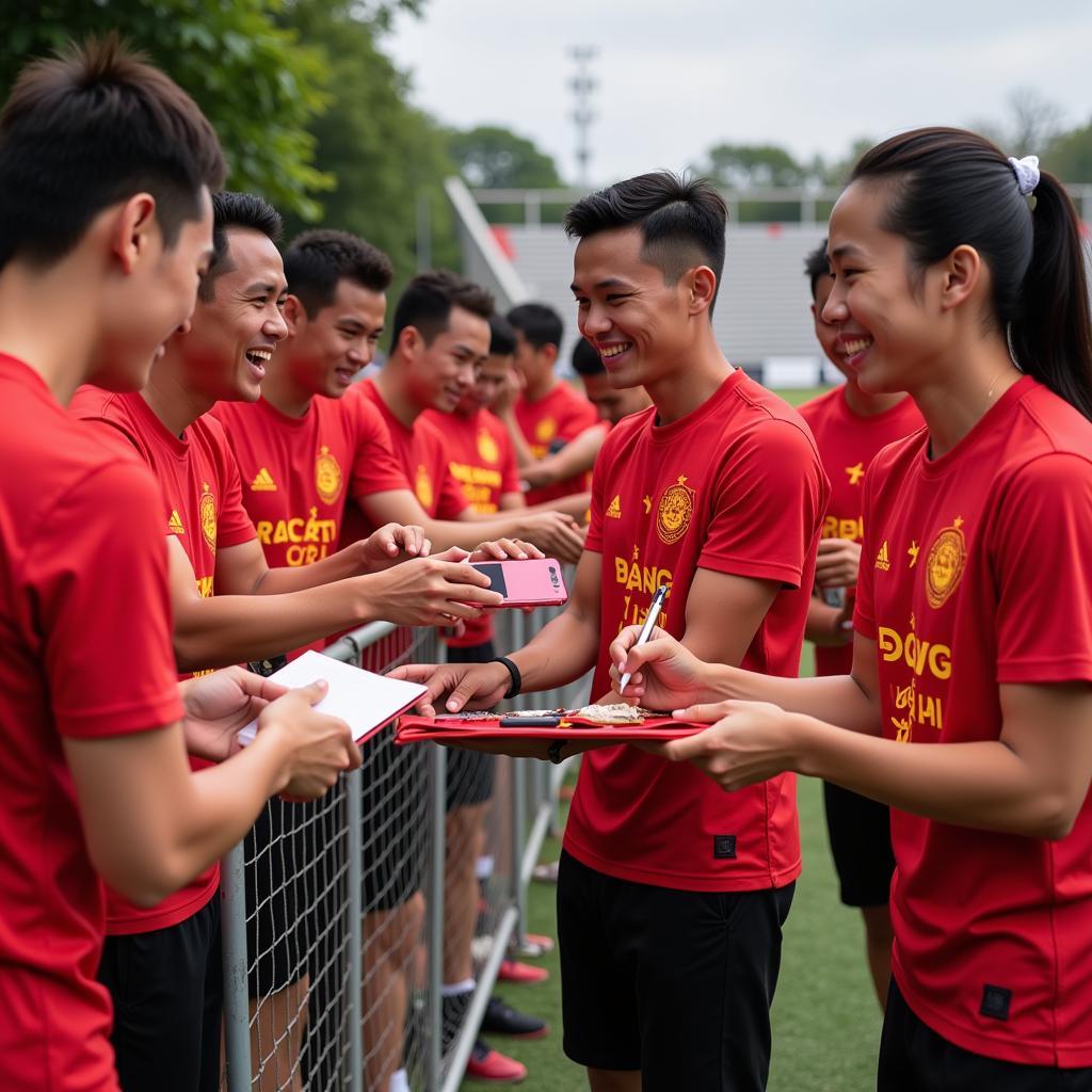 "Đội Bóng Đá" giao lưu cùng người hâm mộ