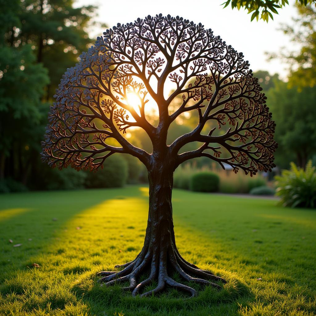 Metal Tree of Life Outdoor Decor