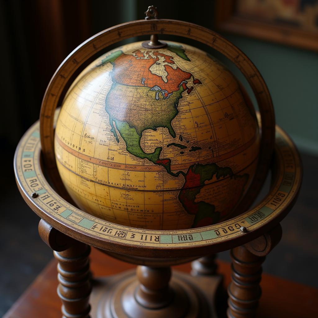 Celestial globe vintage - kiệt tác nghệ thuật của thời gian