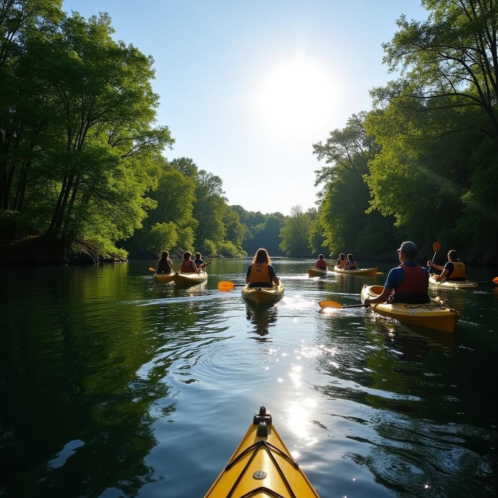 Trải Nghiệm Chèo Thuyền Kayak Tại Kayak Valley