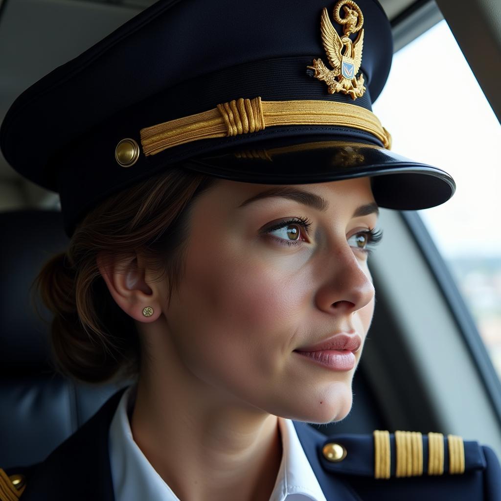 Women's pilot hat