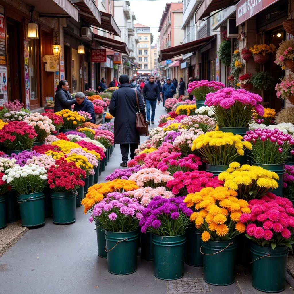 Chợ Hoa La Paz Bolivia