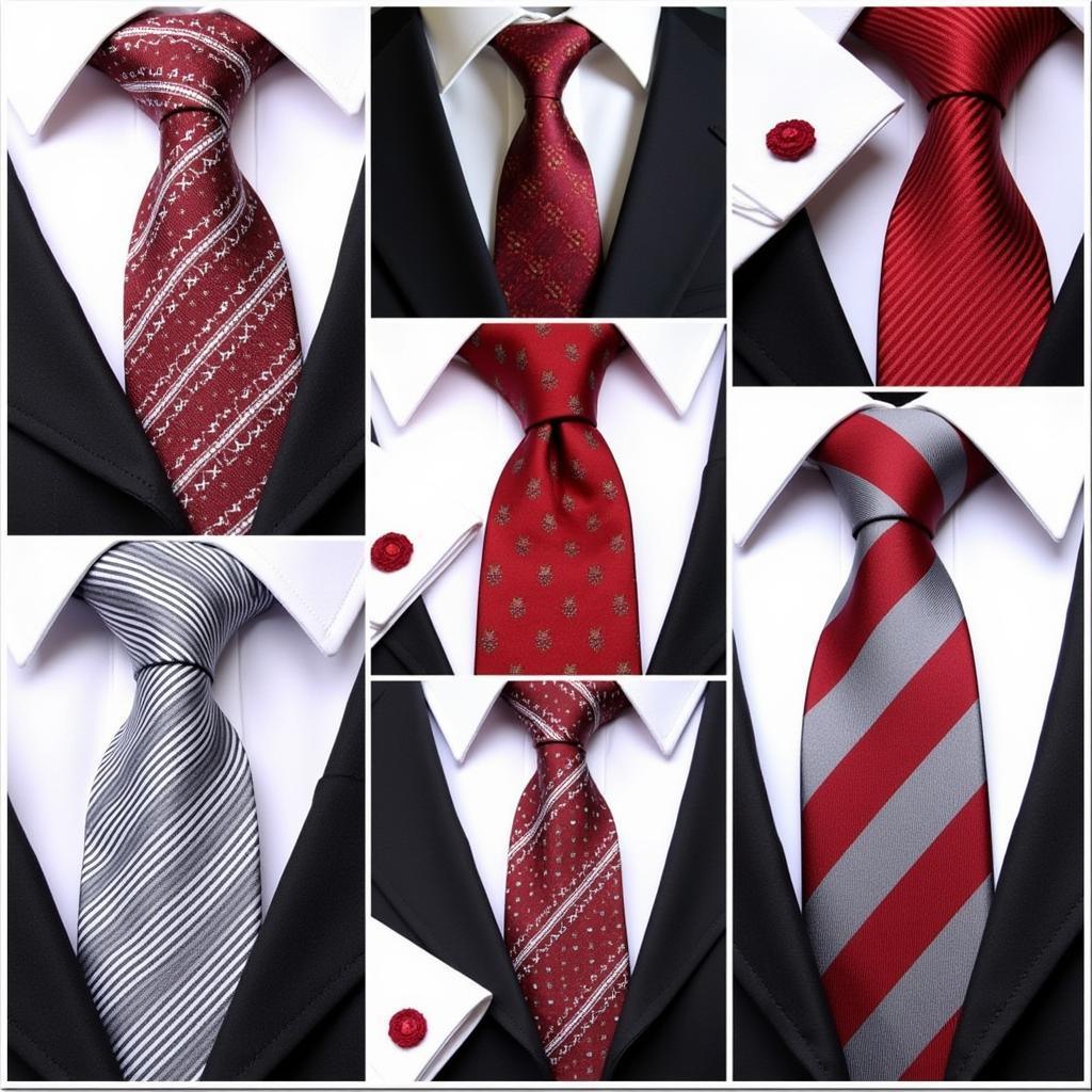 Choosing the perfect red and gray tie