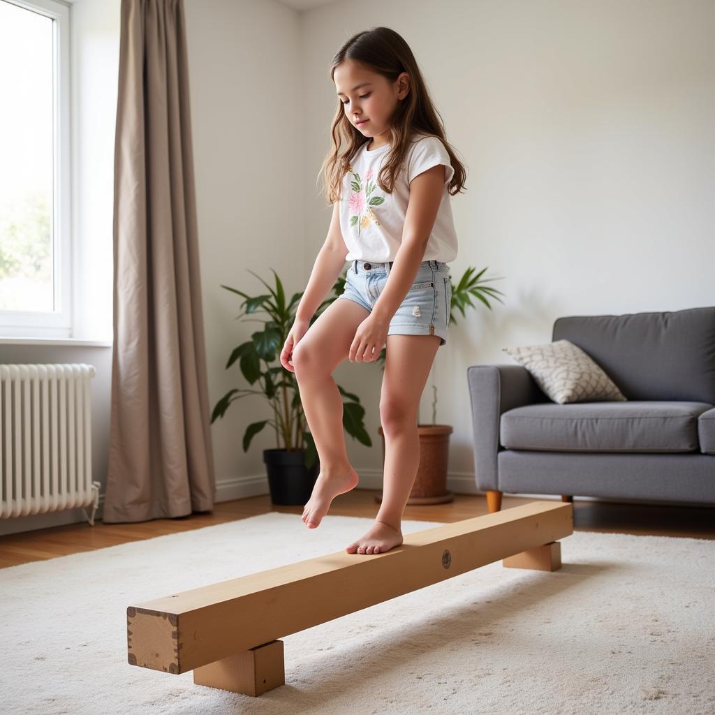 Choosing a balance beam for home practice