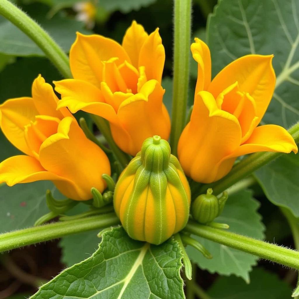 Chọn hoa bí ngon cho món beignets de fleurs de courgettes