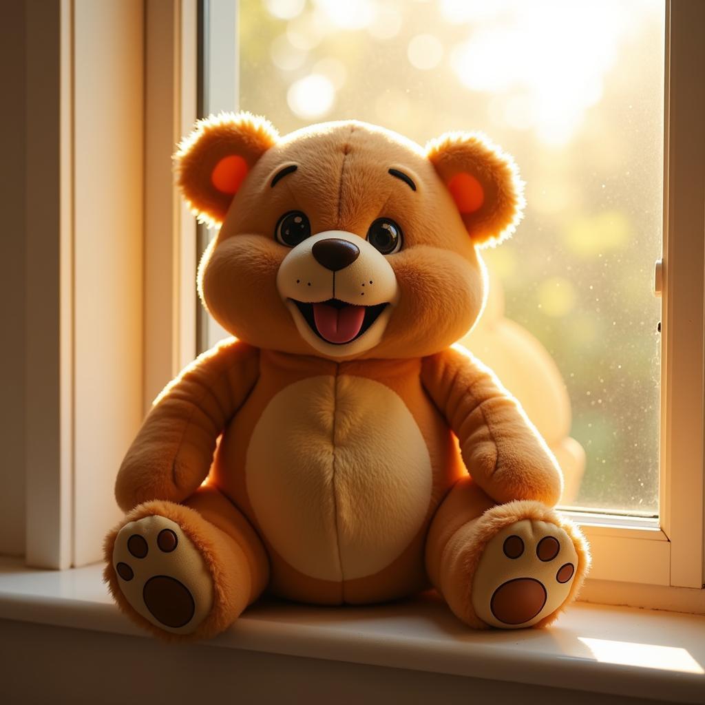 Chubby bear với nụ cười tươi rạng rỡ