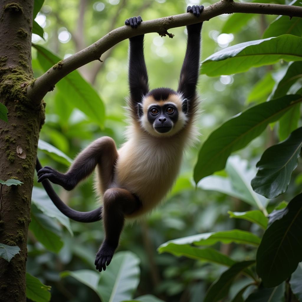 Hình ảnh chuột Capuchin trong môi trường sống tự nhiên