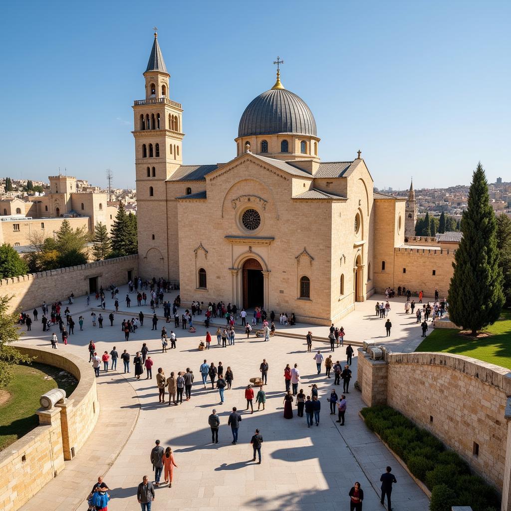 Exterior view of the Church of the Nativity