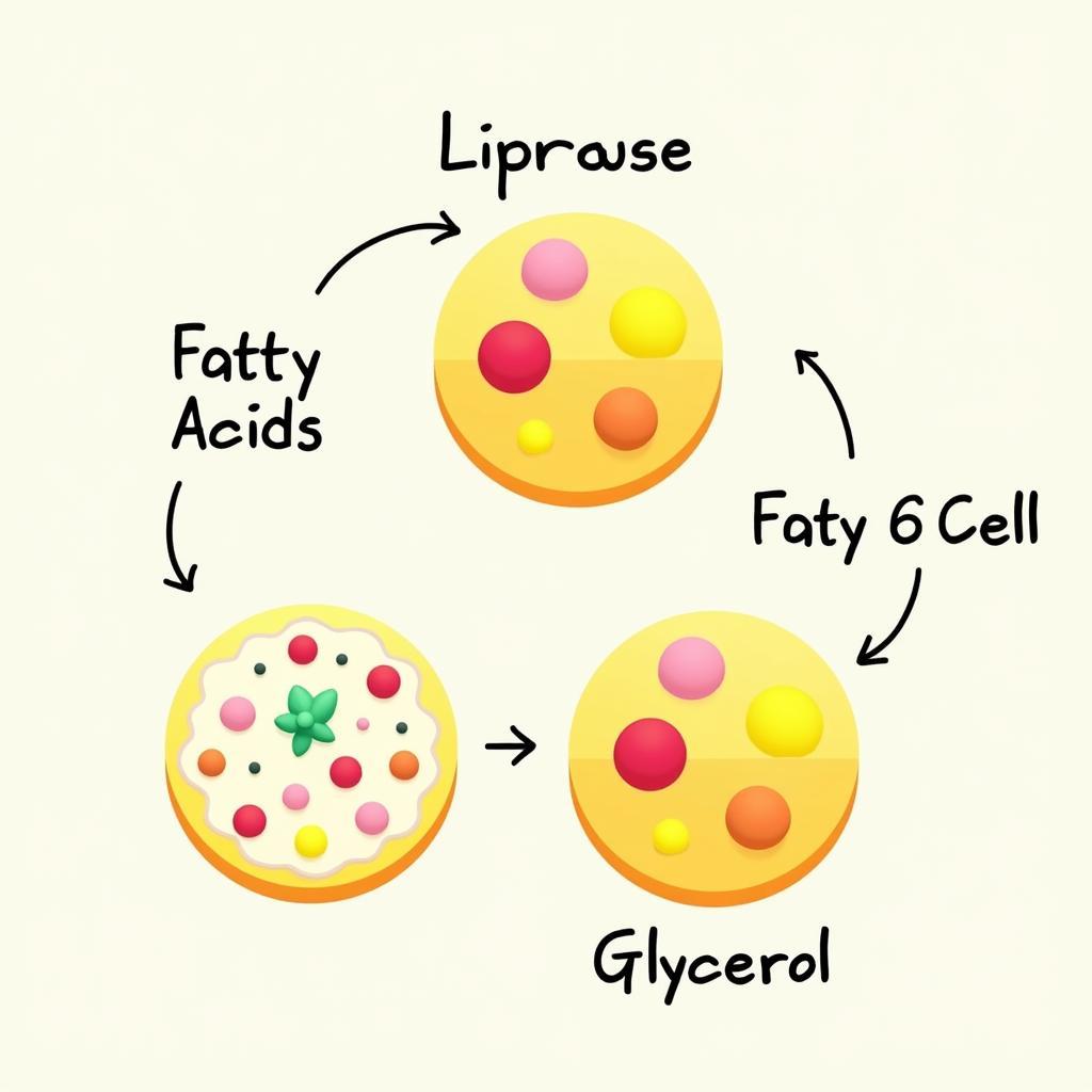 Cơ chế hoạt động của lipase