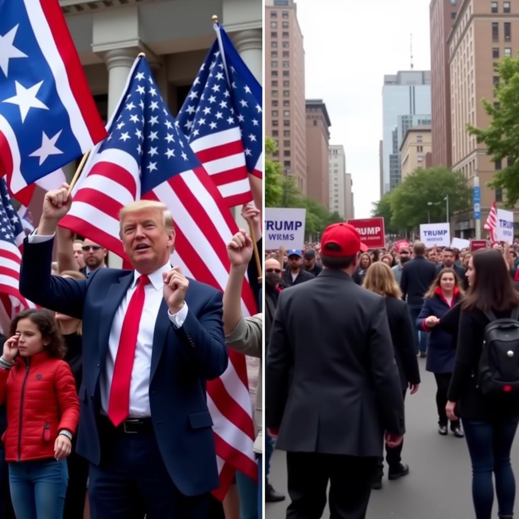 Cờ Trump Made in USA Và Những Tranh Cãi