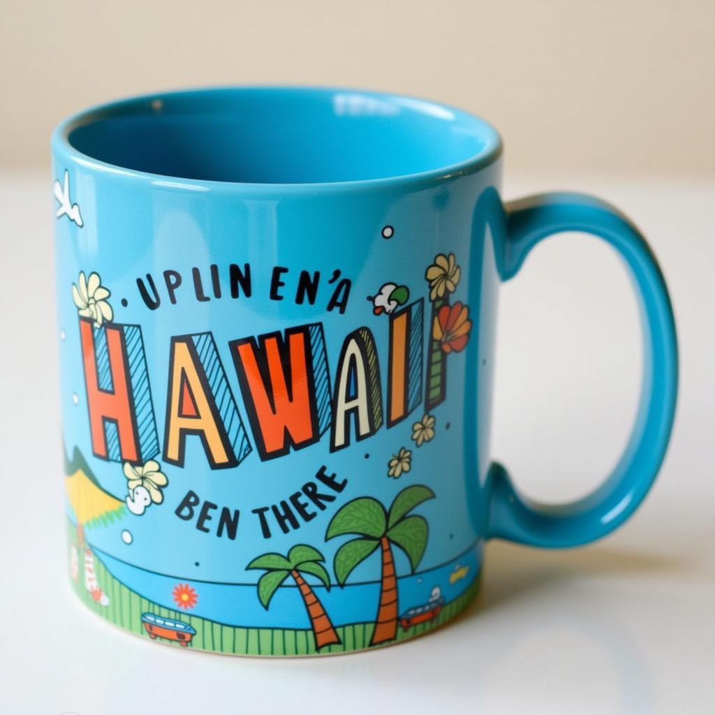 Cốc Hawaii Been There Mug màu xanh