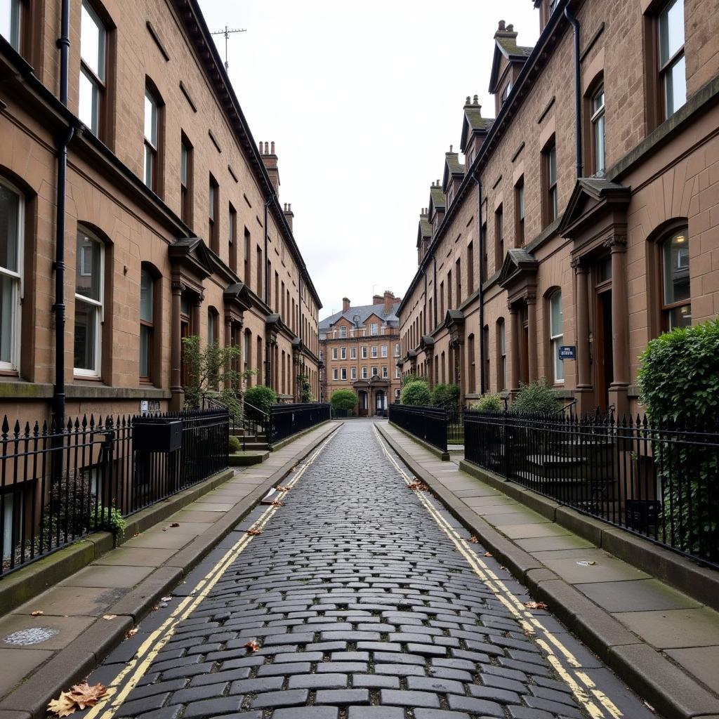 Con đường Gilmour Road Edinburgh cổ kính