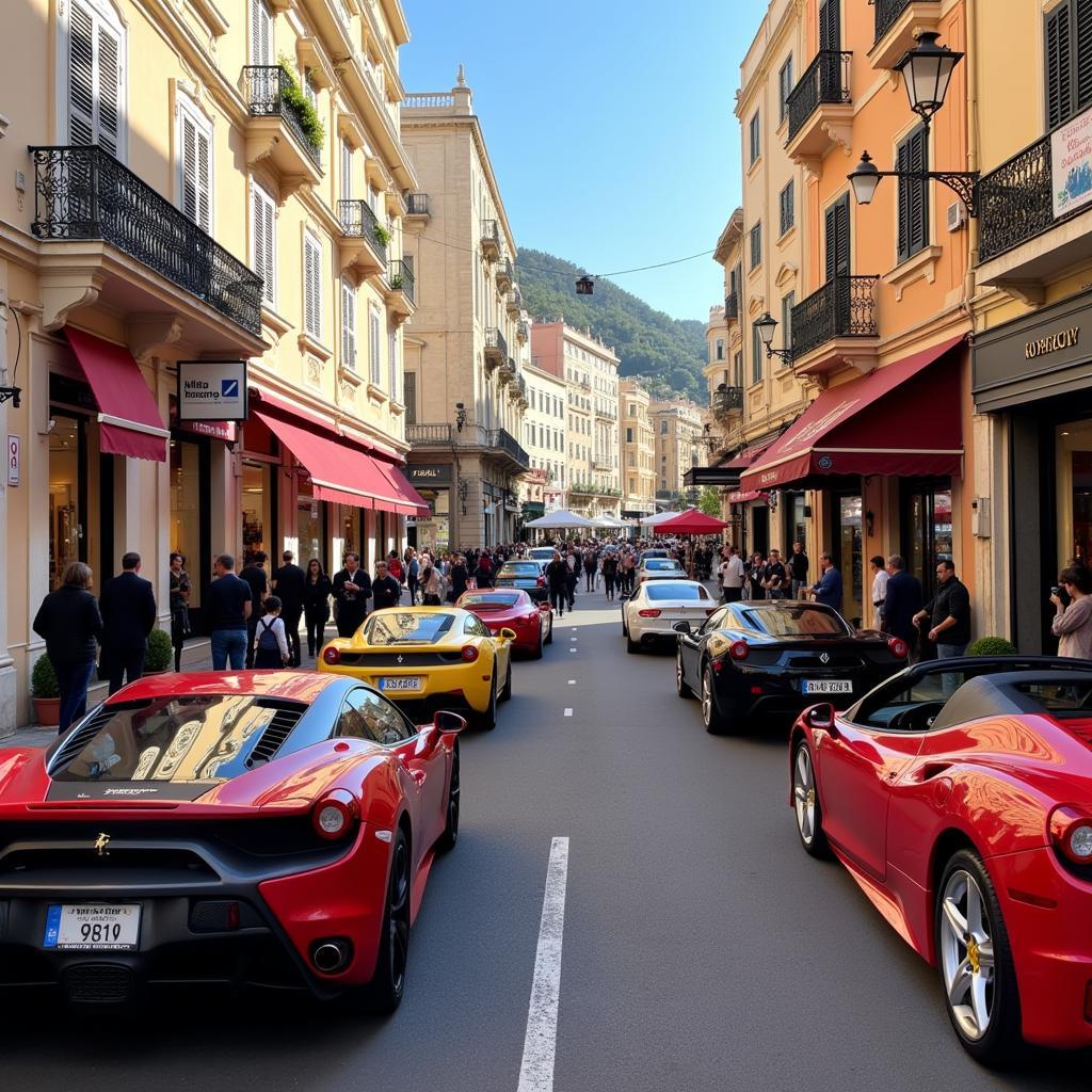 Monaco bustling with celebrities