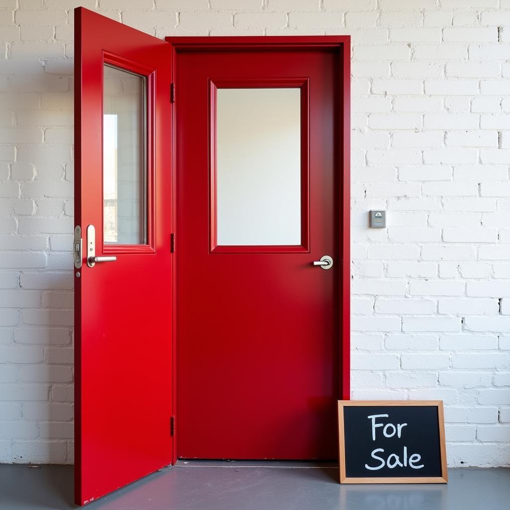 Airplane door for sale: Upcycled furniture or aviation enthusiast's dream?