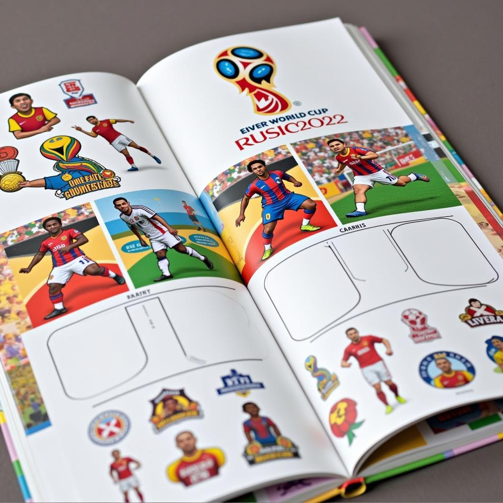 Cuốn Sticker World Cup 2022