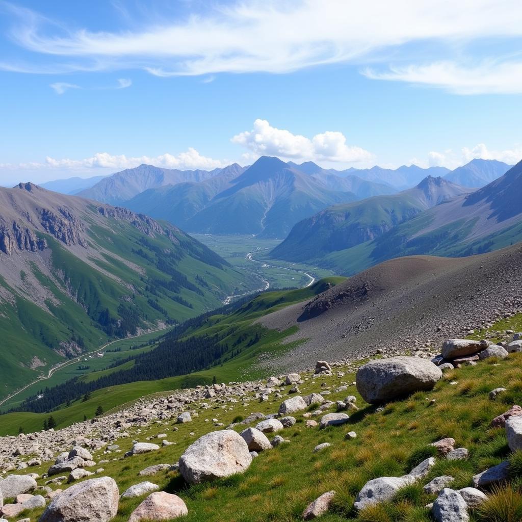 Dãy núi Zagros ở Kurdistan