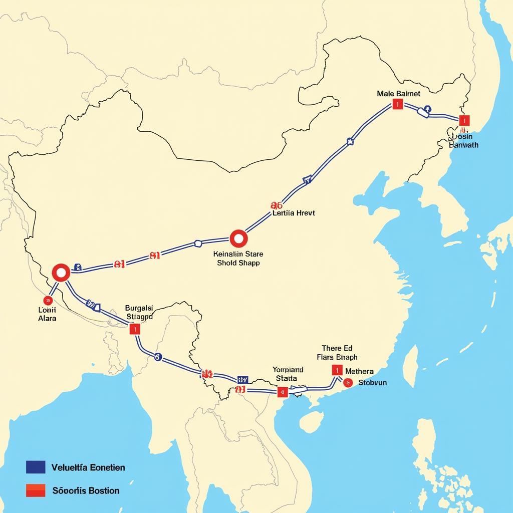 Lịch Trình Dali Route 2024