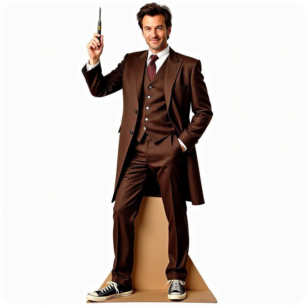 David Tennant as the Tenth Doctor Cut Out