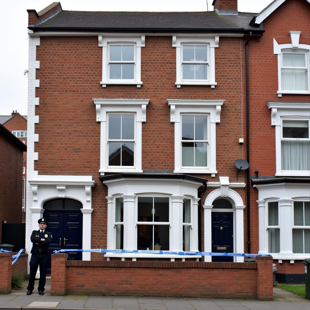 The exterior of Dennis Nilsen's Muswell Hill flat