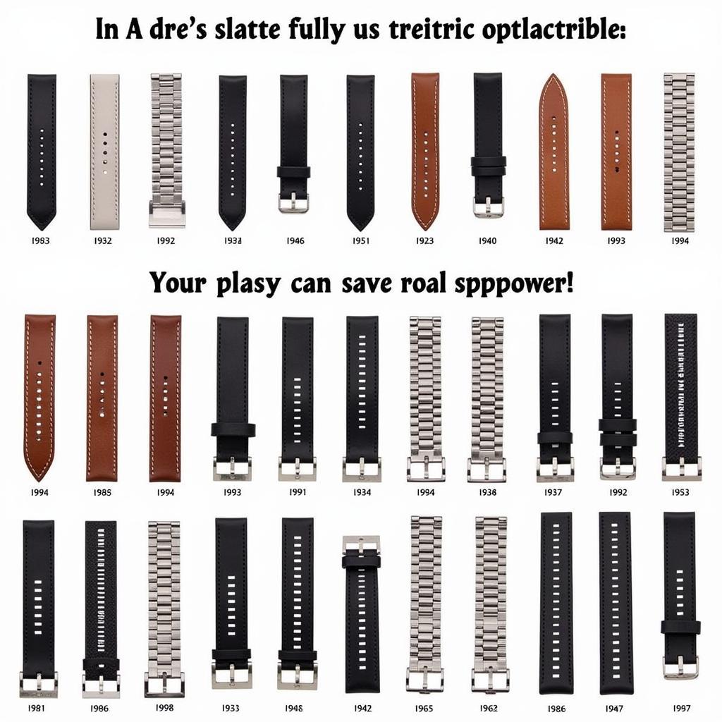 Variety of Diesel Watch Replacement Bands