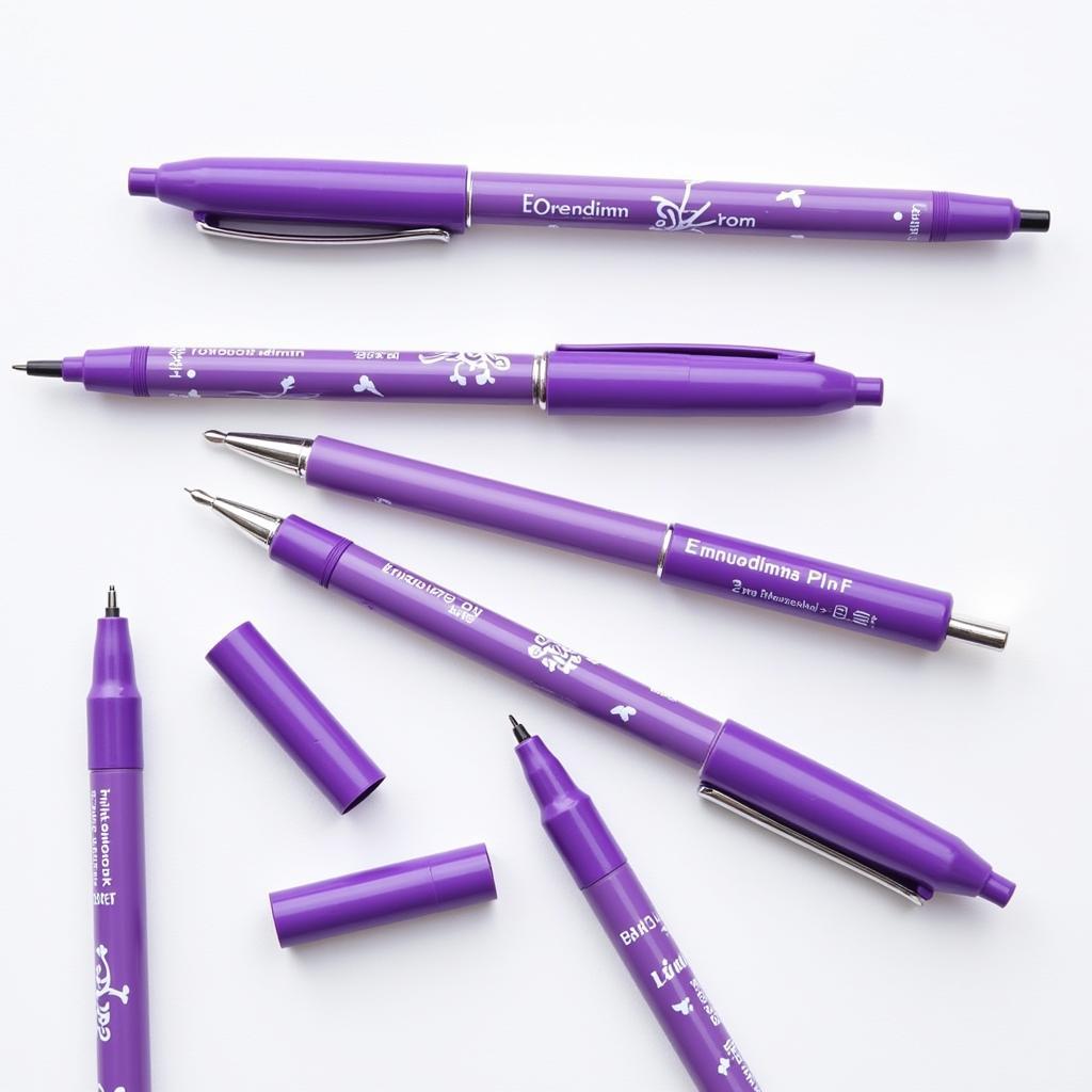 Different Types of Purple Biro Pens