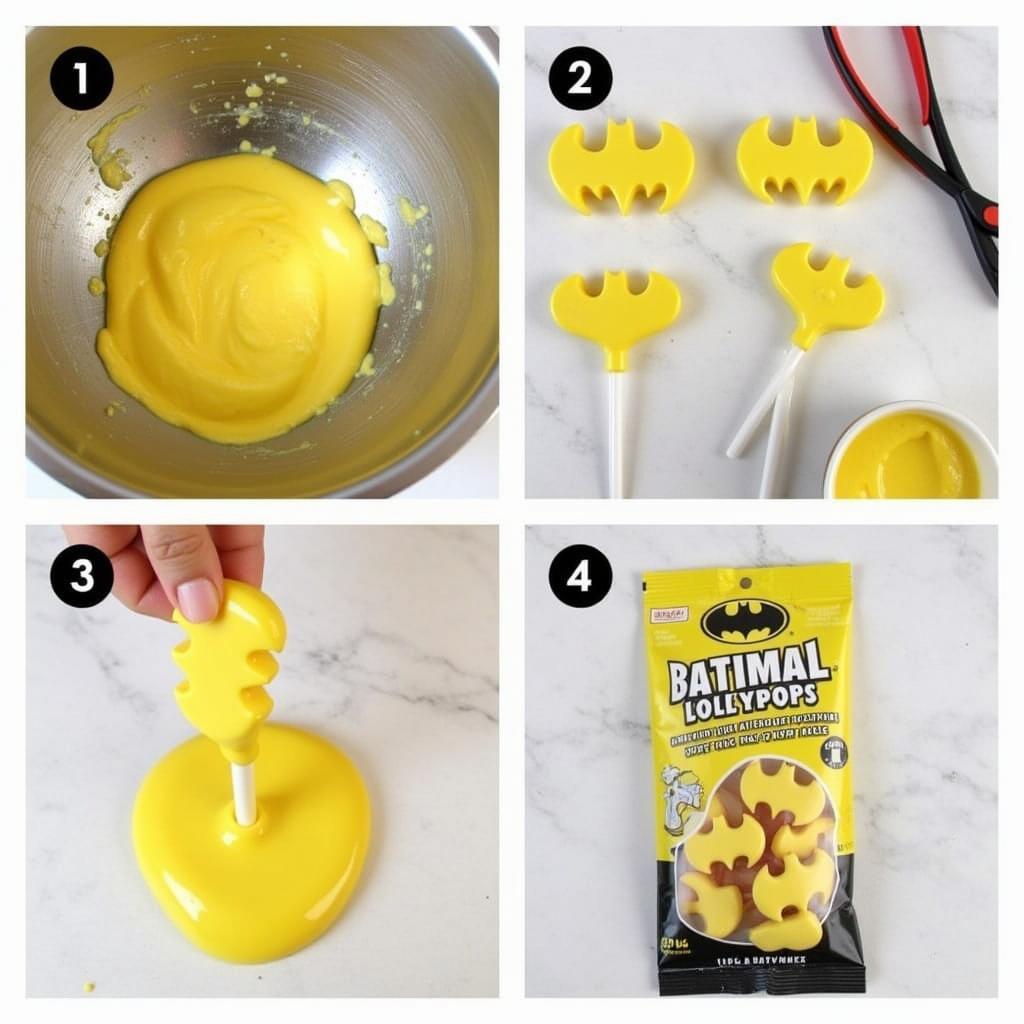 DIY Batman Lollipop Tutorial