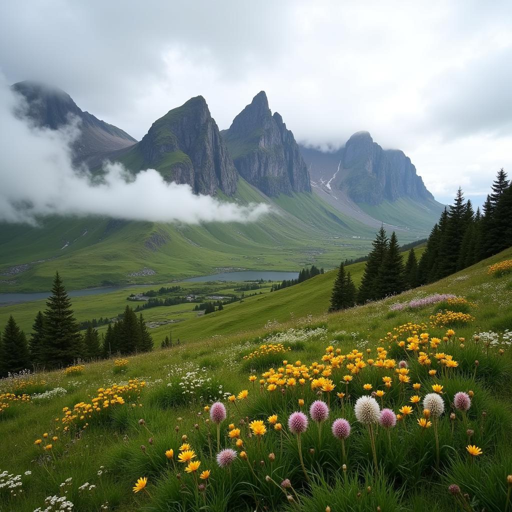 Du lịch Isle of Skye tháng tư: Ngắm nhìn dãy núi hùng vĩ Cuillin Hills ẩn hiện trong làn sương mờ ảo