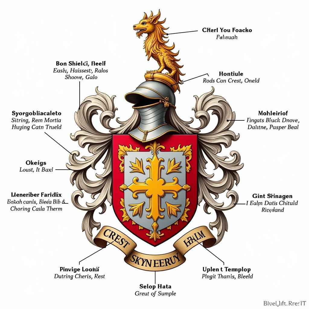 Detailed Breakdown of Common Coat of Arms Elements