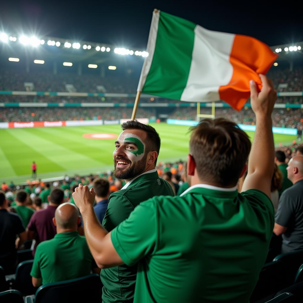 Passionate Fan in Ireland Retro Rugby Shirt