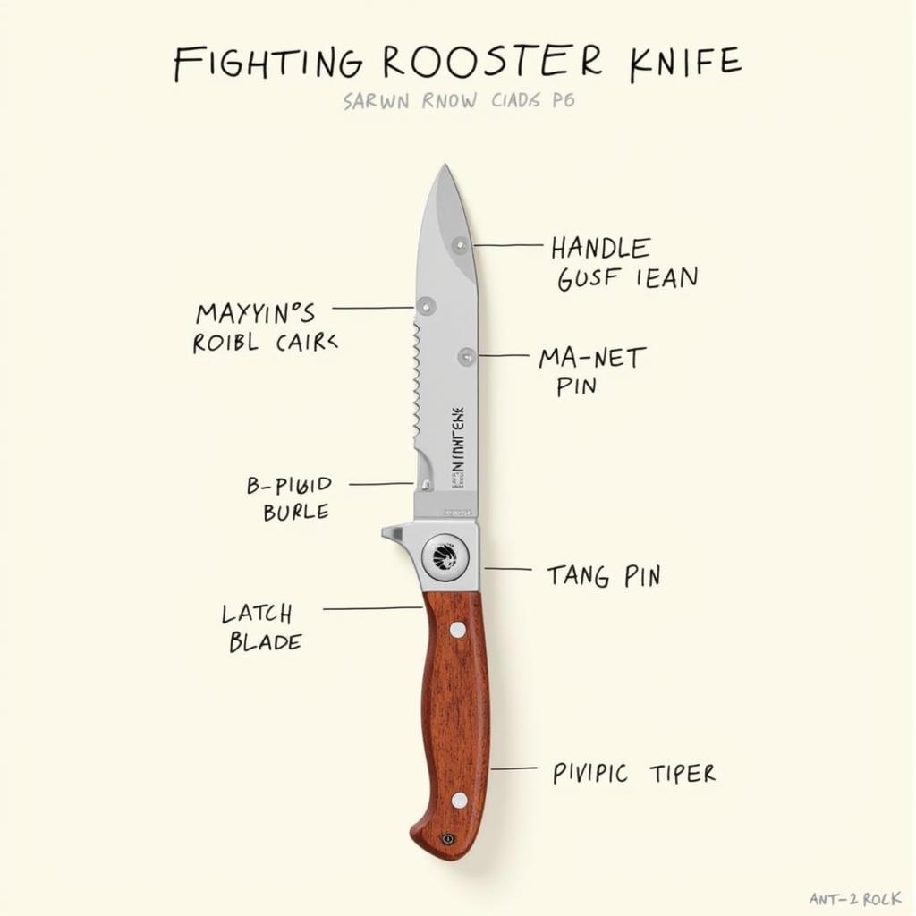 Anatomy of a Fighting Rooster Knife