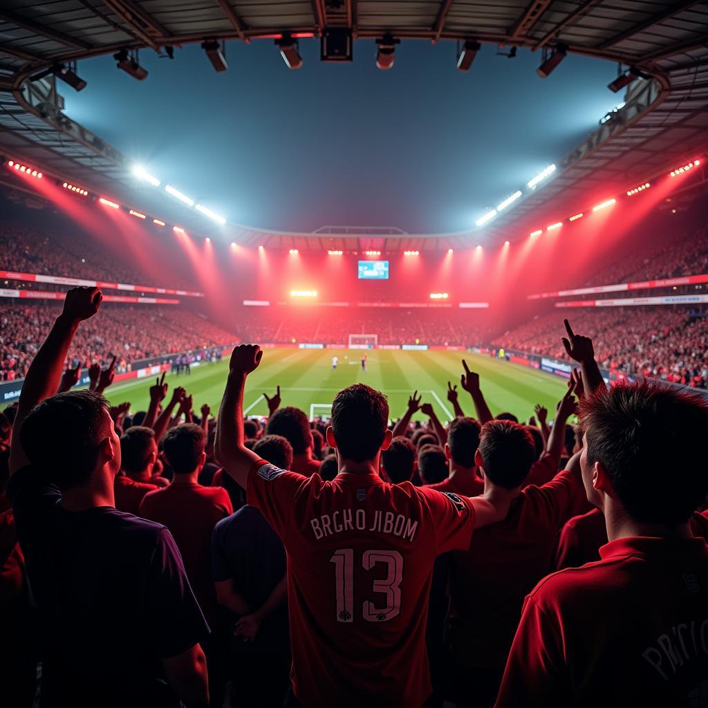 The Football Team Fans Celebrating