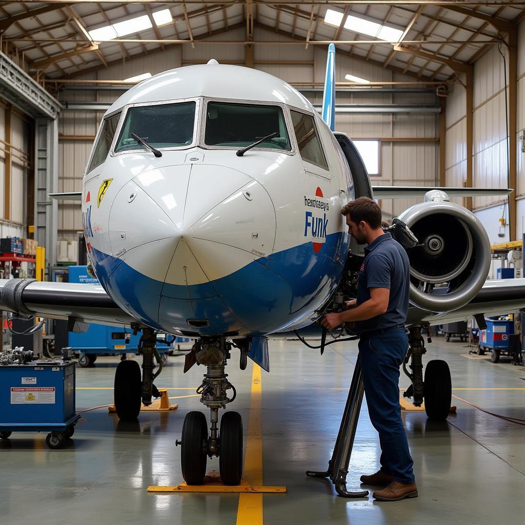 Funk airplane maintenance