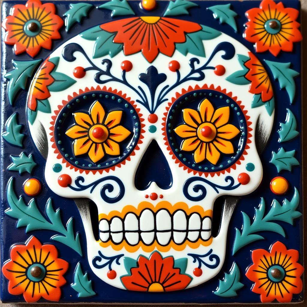 gạch mexican day of the dead nguồn gốc