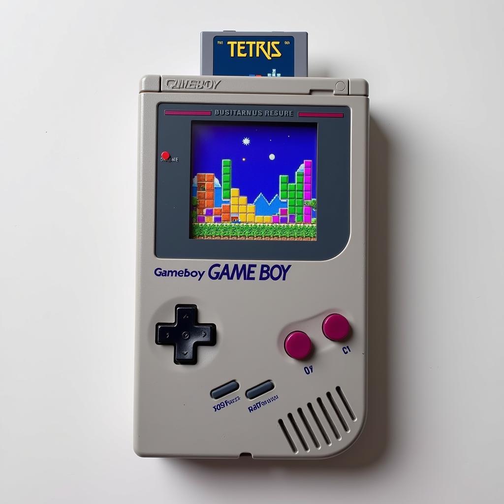 Game Boy and Tetris Cartridge