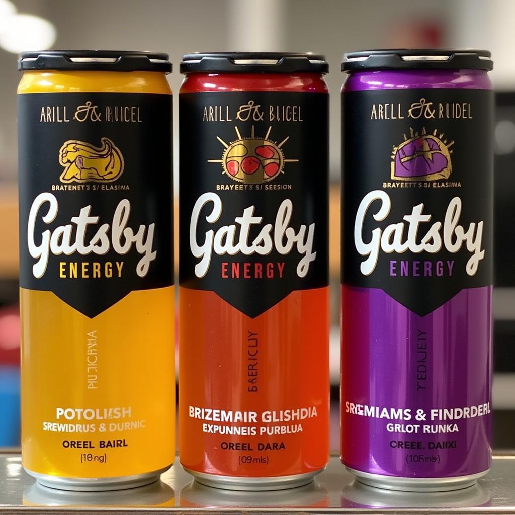 Gatsby Energy hương vị đa dạng