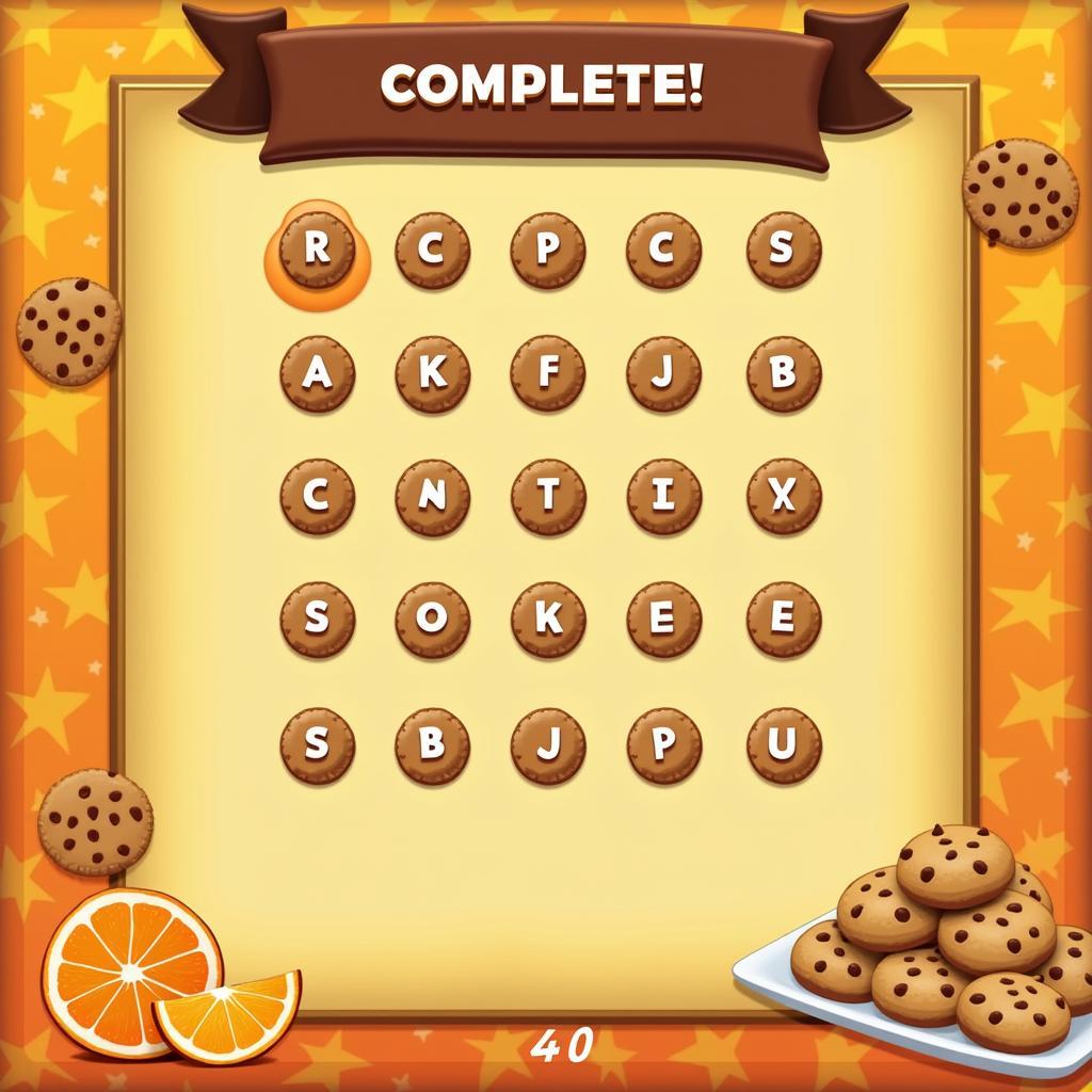 Giải đáp Word Cookies Orange 4