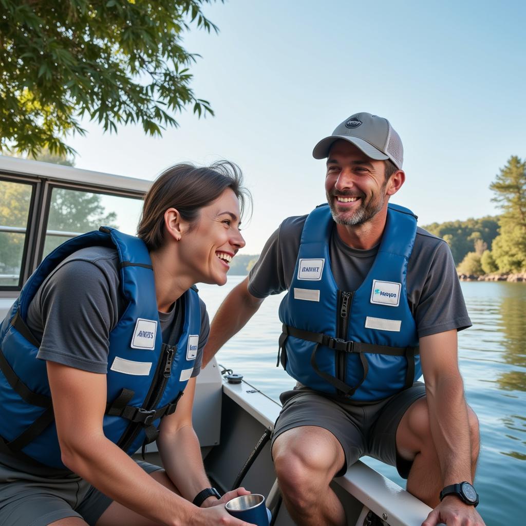 Communication at the boat ramp